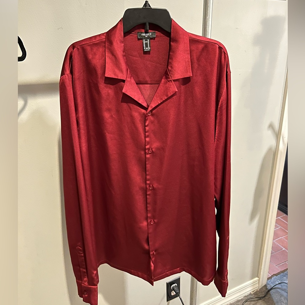 Forever21 Silk Like Shirt
